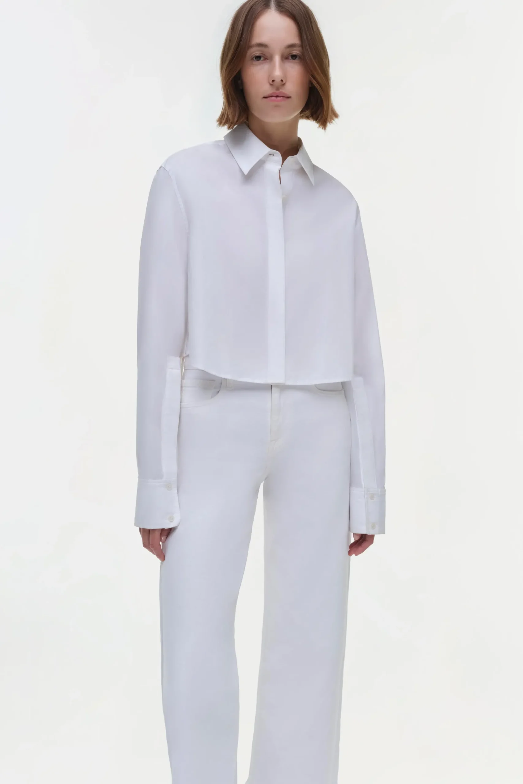 Women Simkhai Renata Cropped Shirt