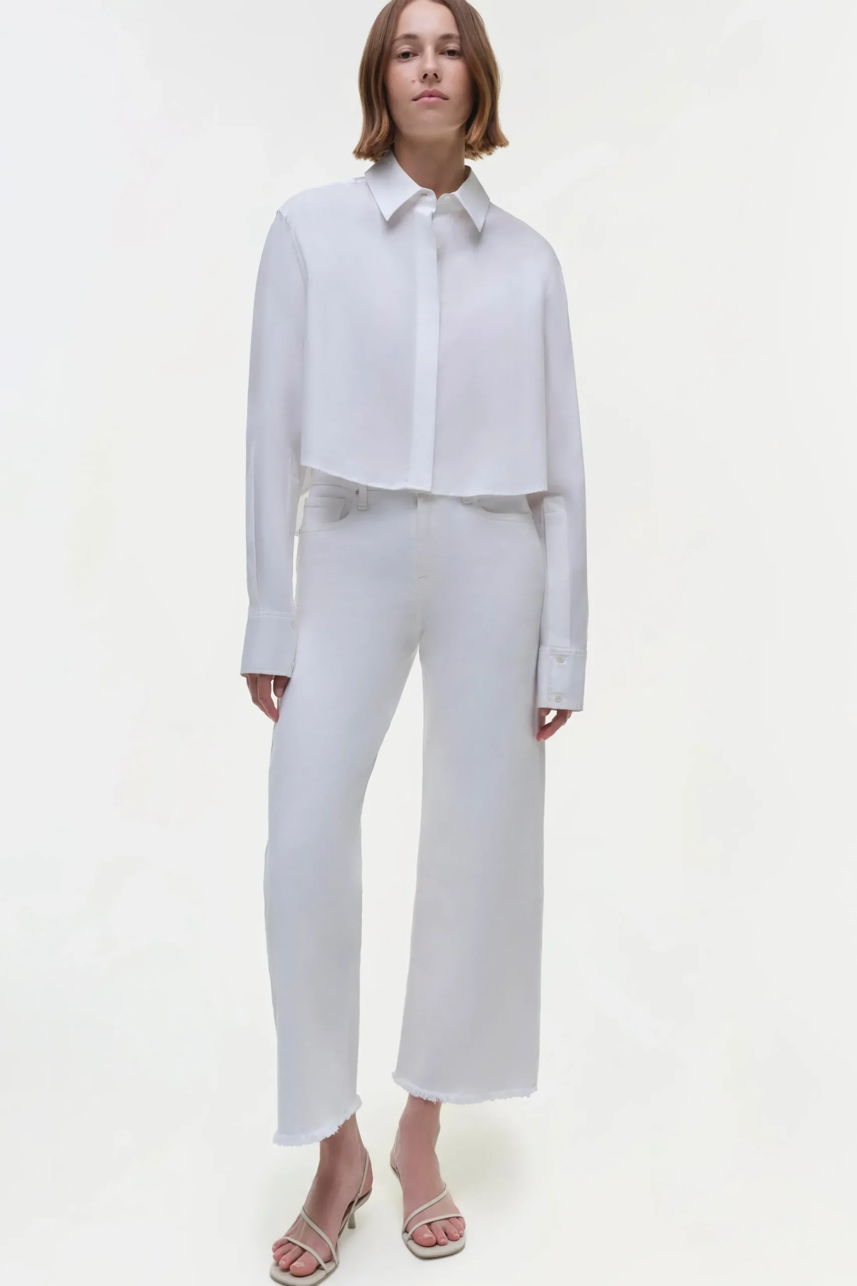 Women Simkhai Renata Cropped Shirt