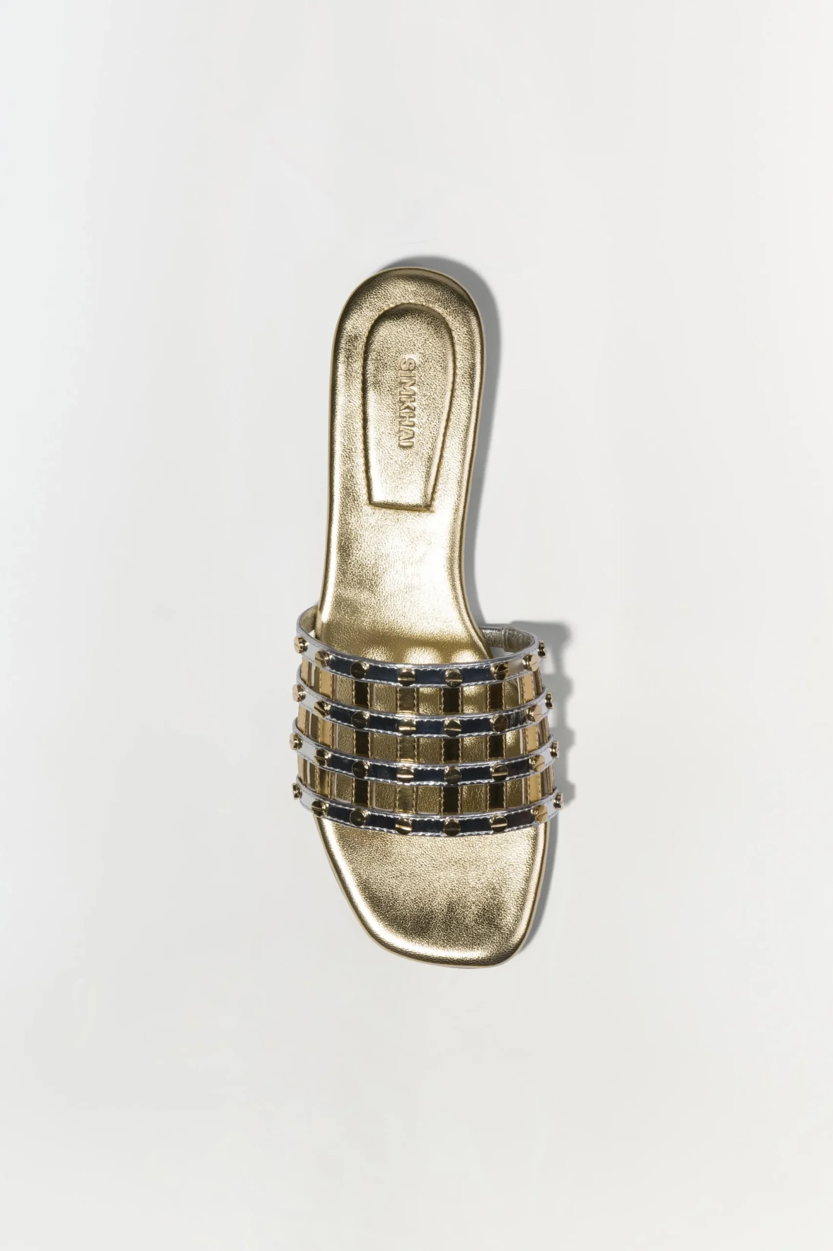 Simkhai Rivet Flat Sandal