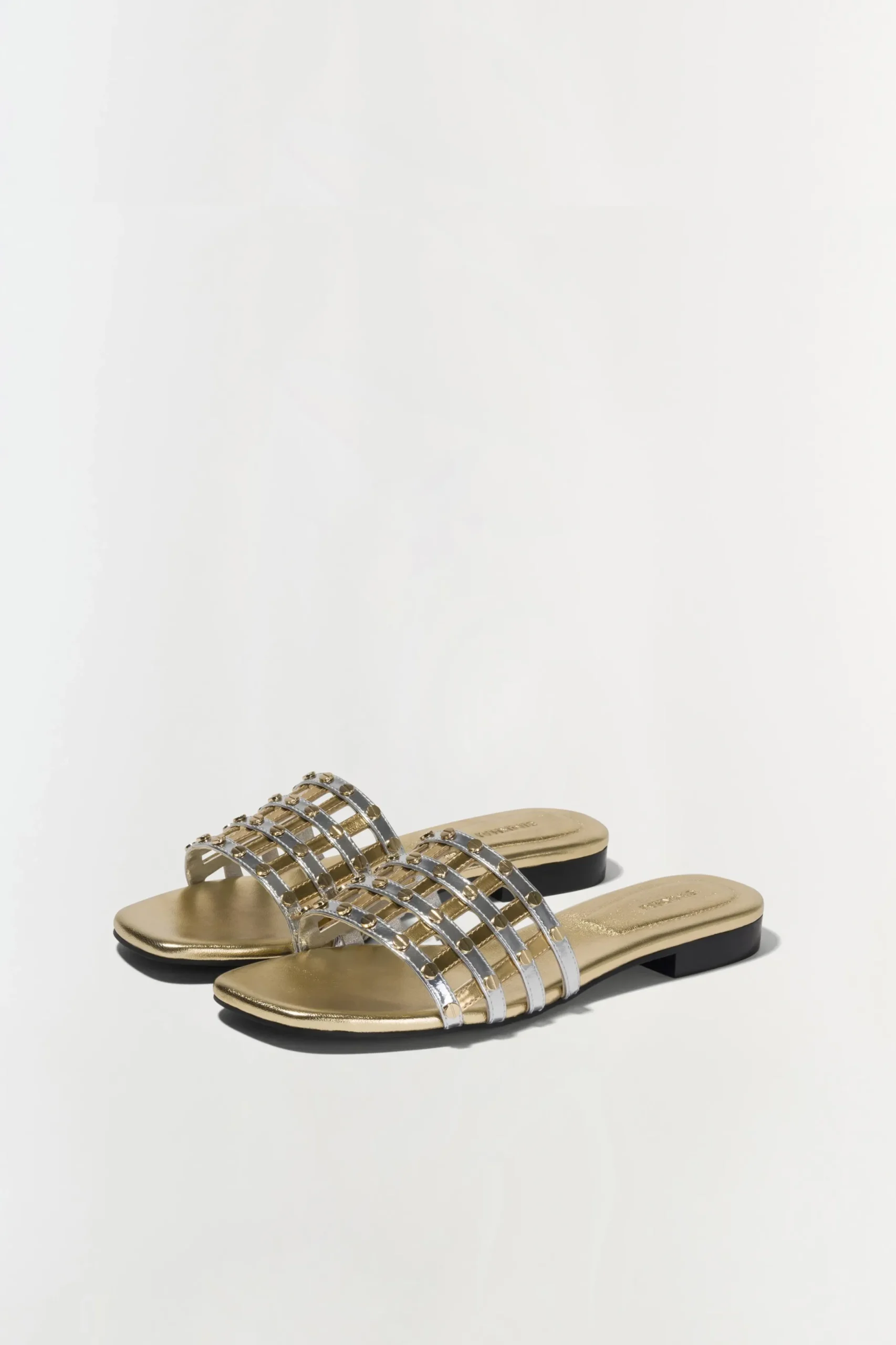 Simkhai Rivet Flat Sandal