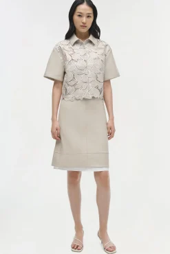 Women Simkhai Robinson Embroidered Shirt
