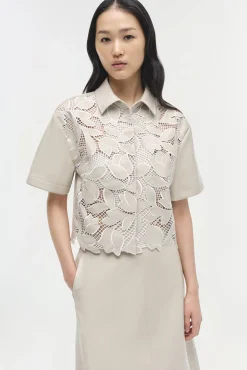 Women Simkhai Robinson Embroidered Shirt
