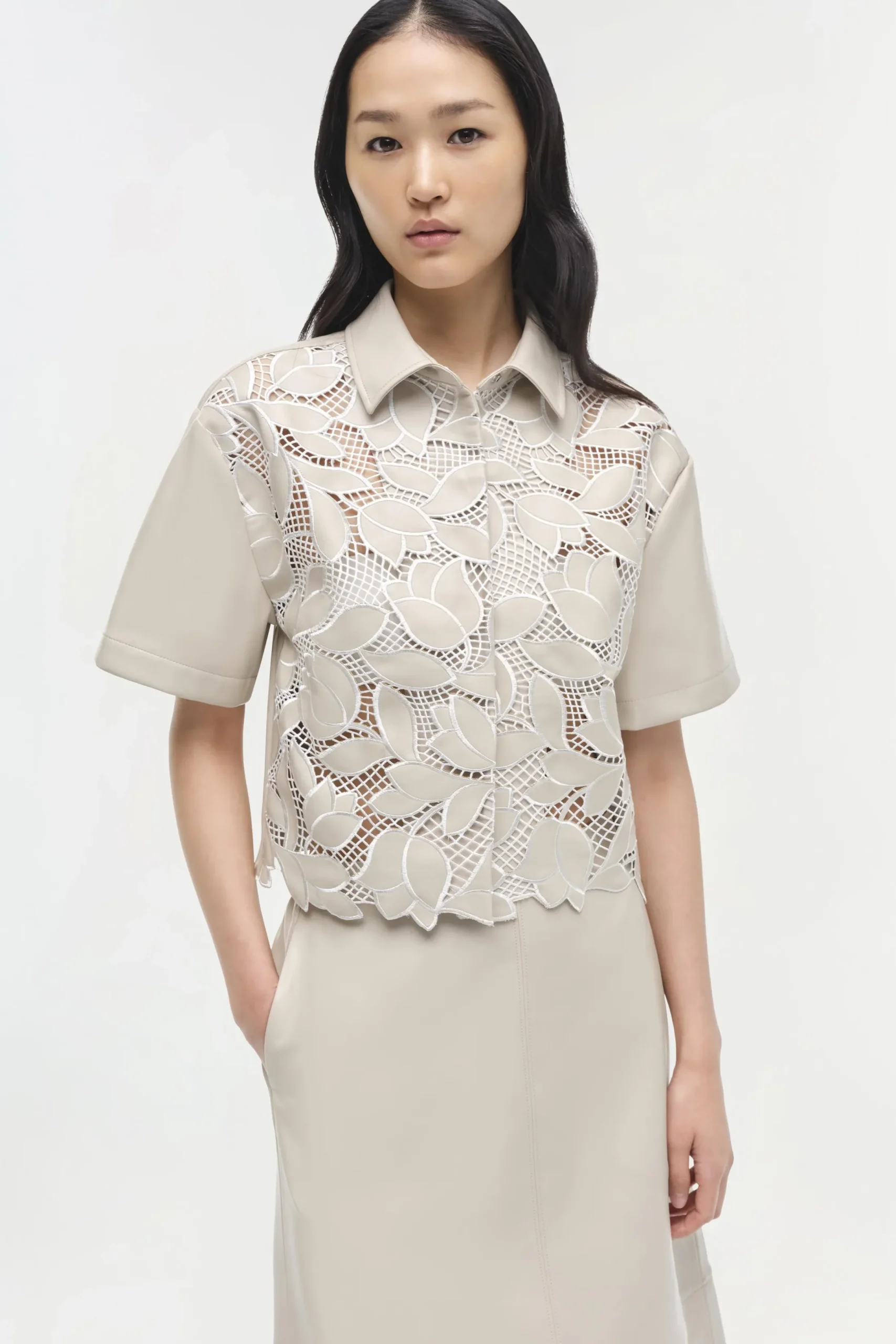 Women Simkhai Robinson Embroidered Shirt