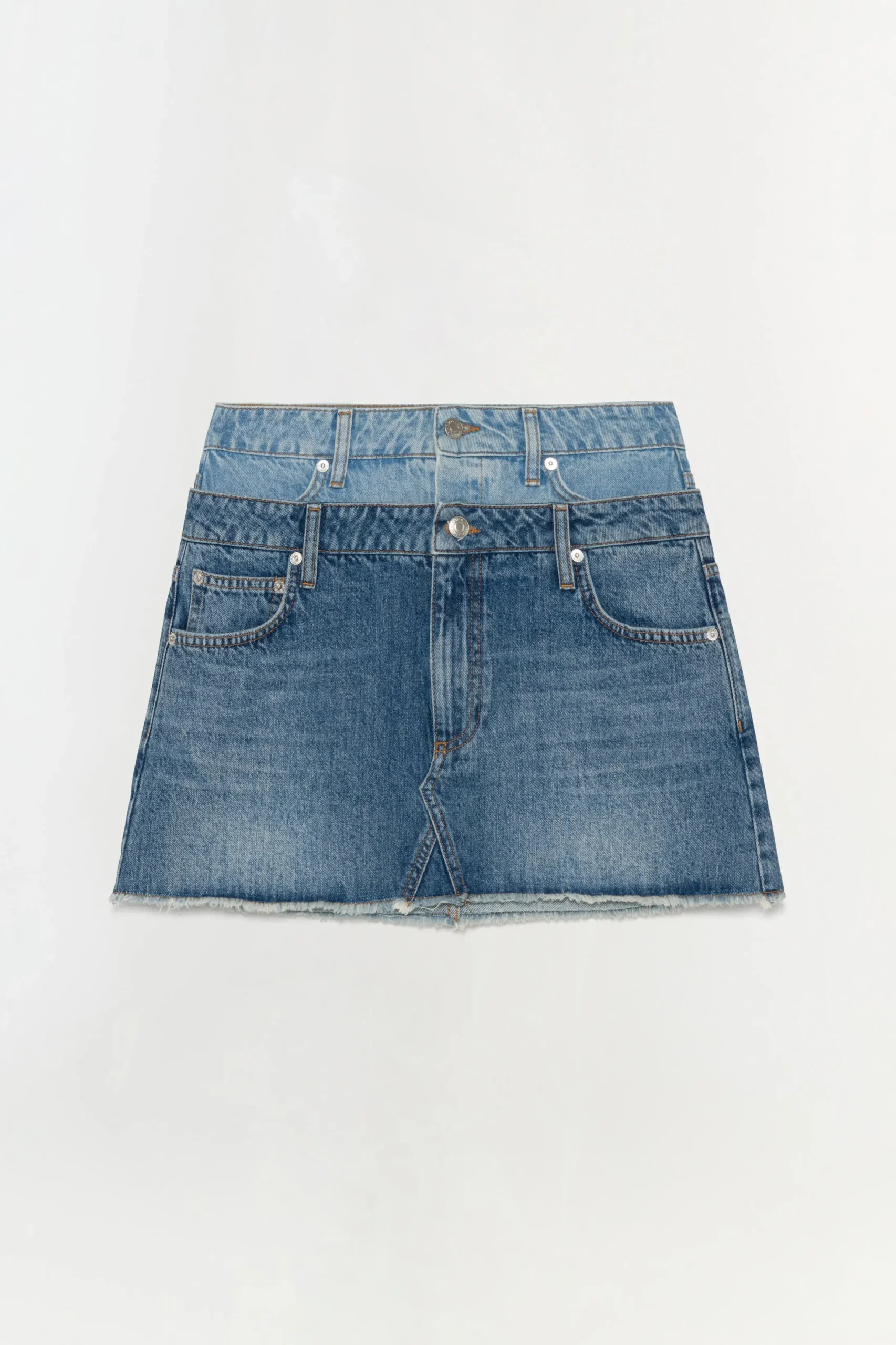 Women Simkhai Salix Double Waistband Mini Skirt