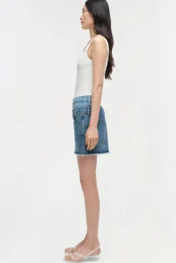Women Simkhai Salix Double Waistband Mini Skirt
