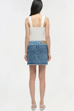 Women Simkhai Salix Double Waistband Mini Skirt