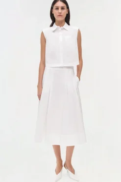 Women Simkhai Samantha Cotton Midi Skirt