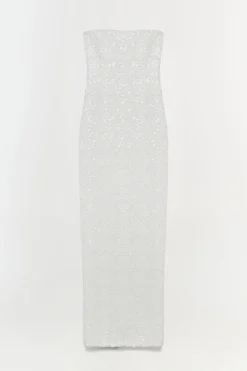 Women Simkhai Savia Strapless Embellished Gown