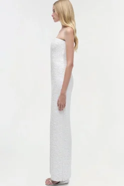 Women Simkhai Savia Strapless Embellished Gown