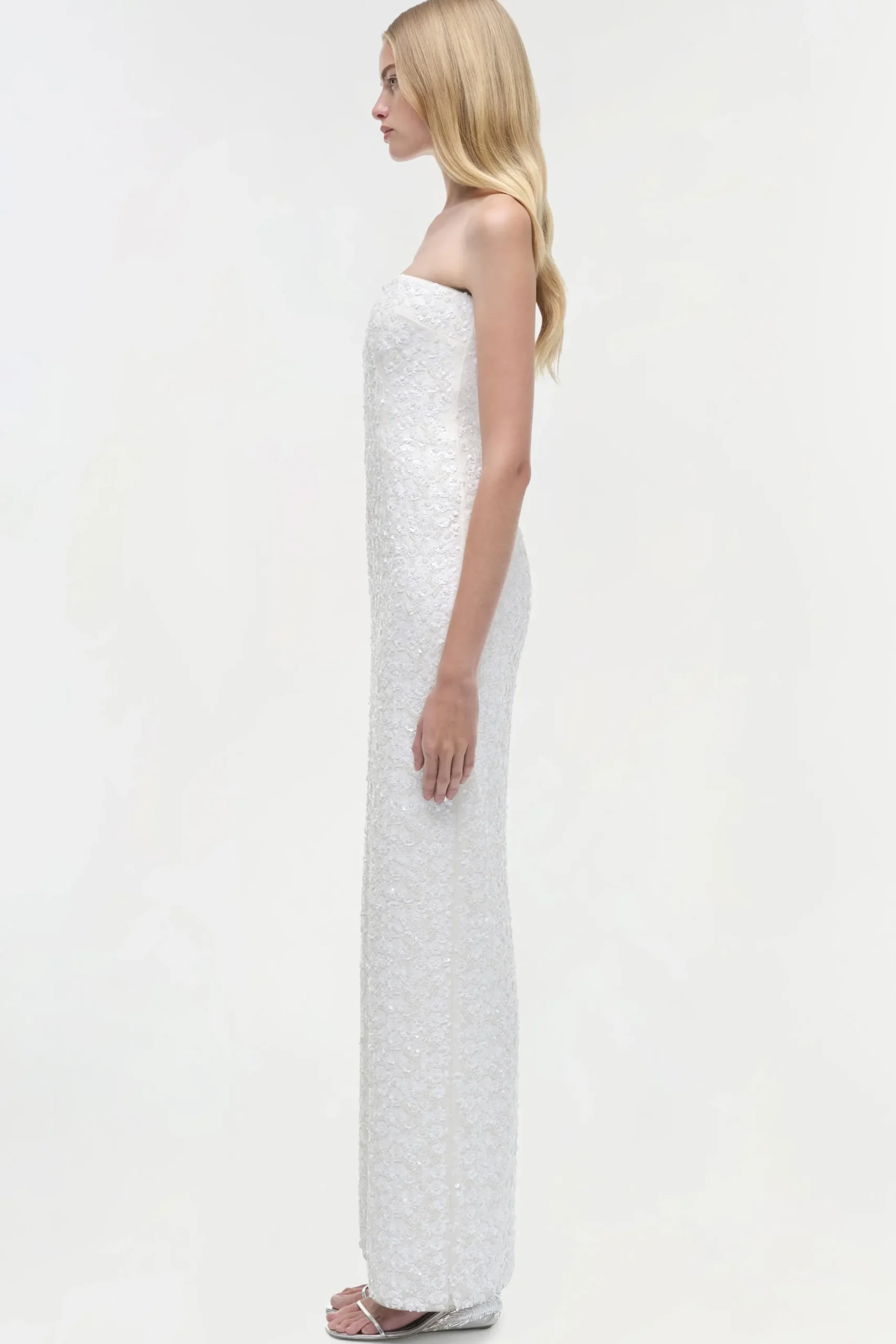 Women Simkhai Savia Strapless Embellished Gown