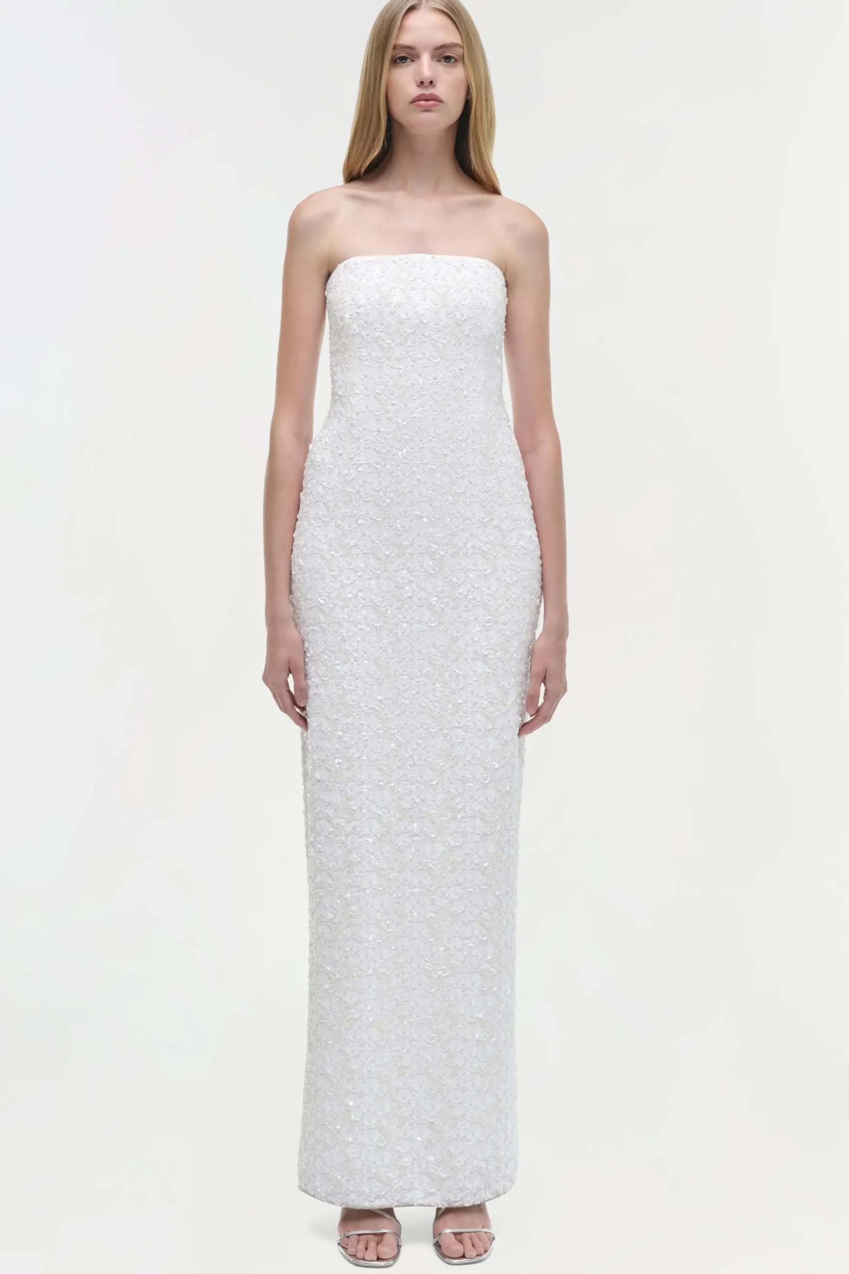 Women Simkhai Savia Strapless Embellished Gown