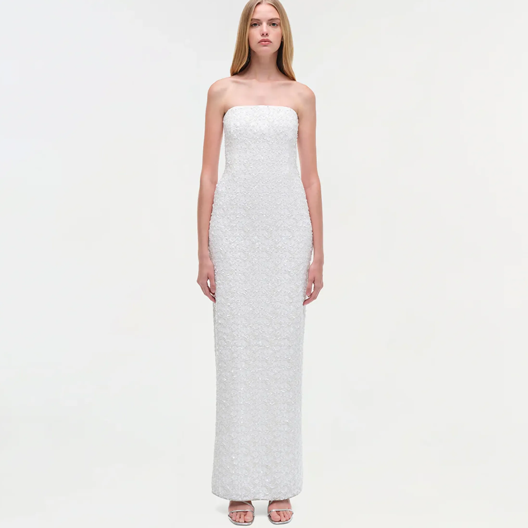 Women Simkhai Savia Strapless Embellished Gown