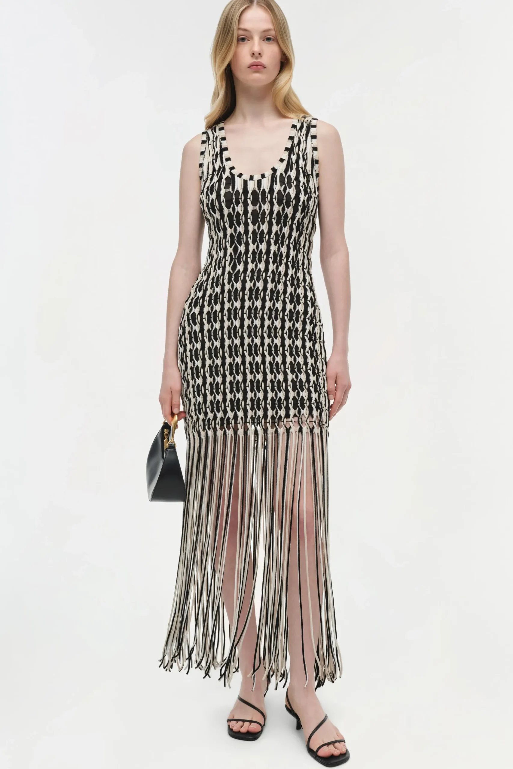 Women Simkhai Sonia Fringe Knit Dress