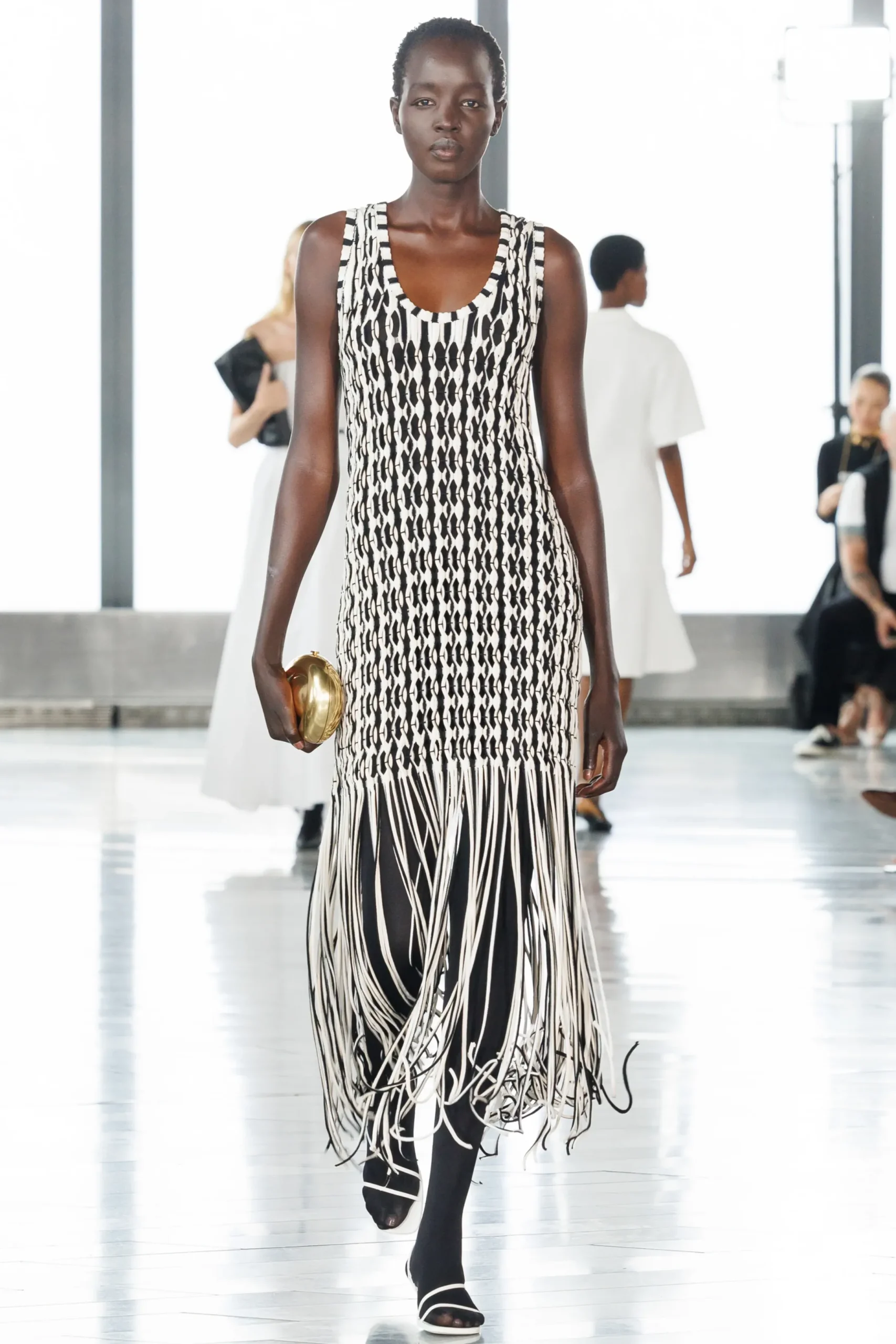 Women Simkhai Sonia Fringe Knit Dress