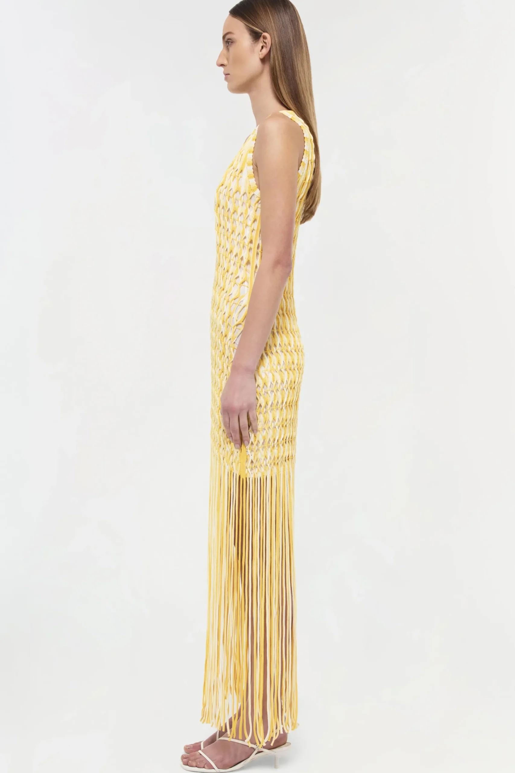 Women Simkhai Sonia Fringe Knit Dress