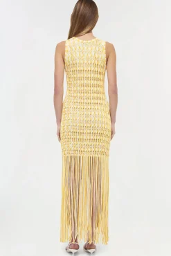Women Simkhai Sonia Fringe Knit Dress