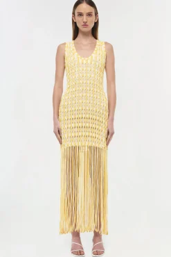 Women Simkhai Sonia Fringe Knit Dress