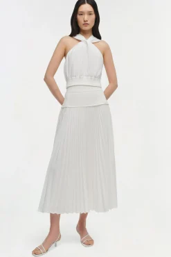 Women Simkhai Stella Pleated Midi Skirt