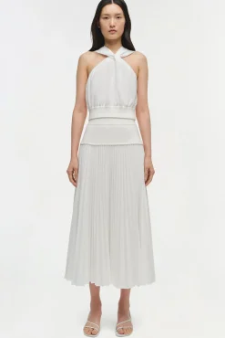 Women Simkhai Stella Pleated Midi Skirt
