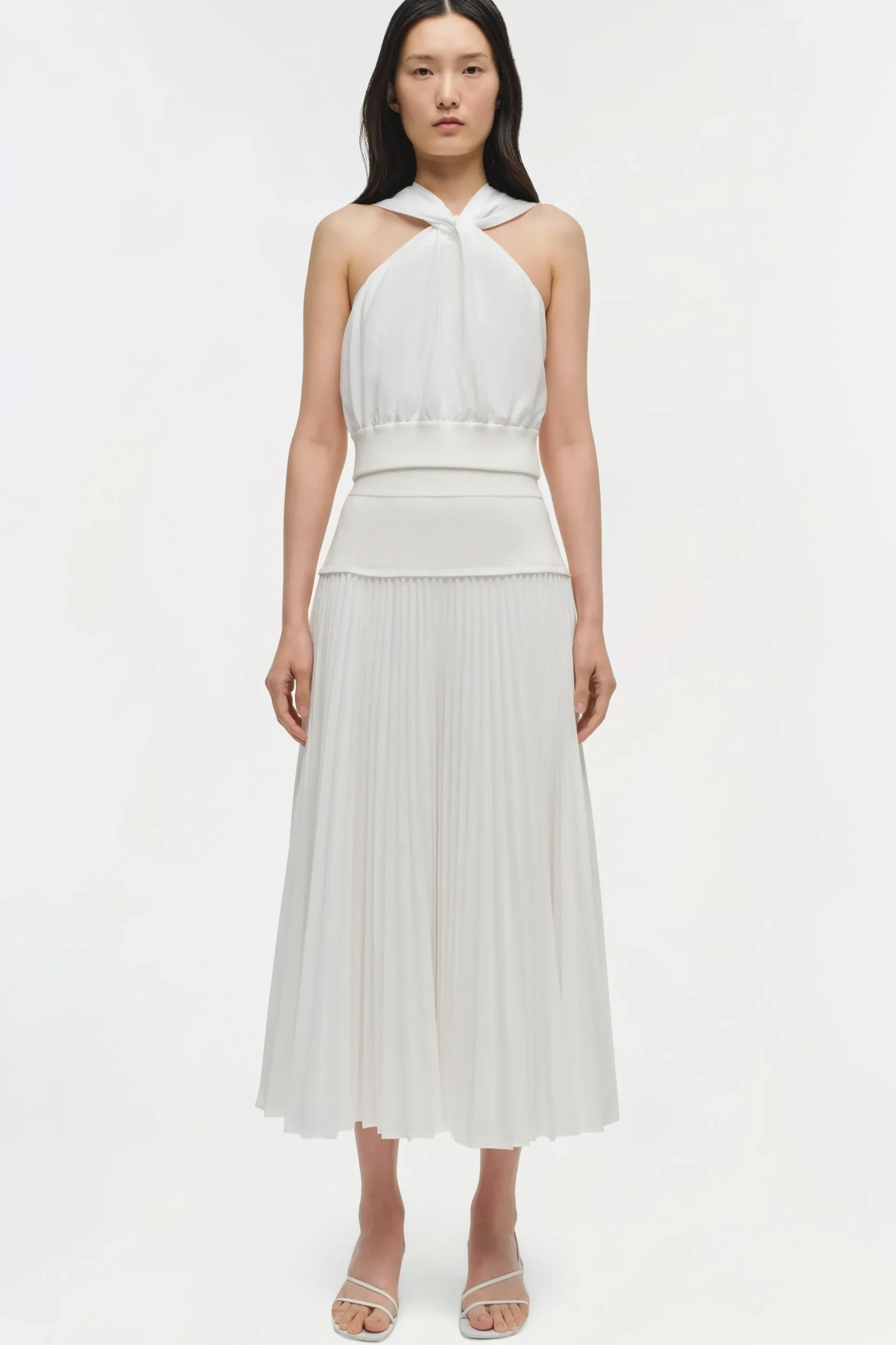 Women Simkhai Stella Pleated Midi Skirt