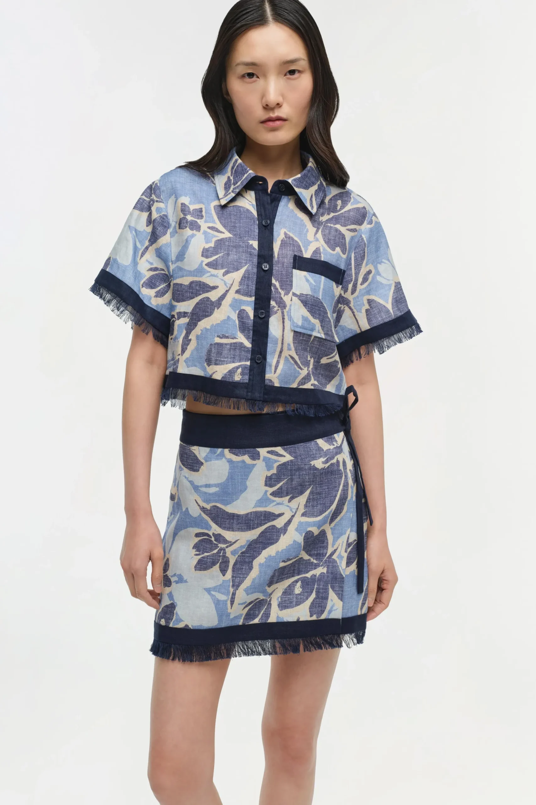 Women Simkhai Topanga Linen Shirt