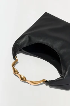 Simkhai Twist Leather Hobo